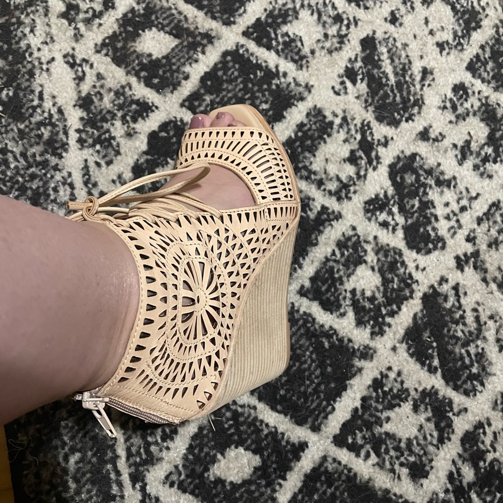 Cute wedge heels